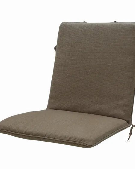 Madison Stacking chair cushion Canvas Eco+ Silver nature outdoor 100% Eco 97x49cm - Acacia Garden Center