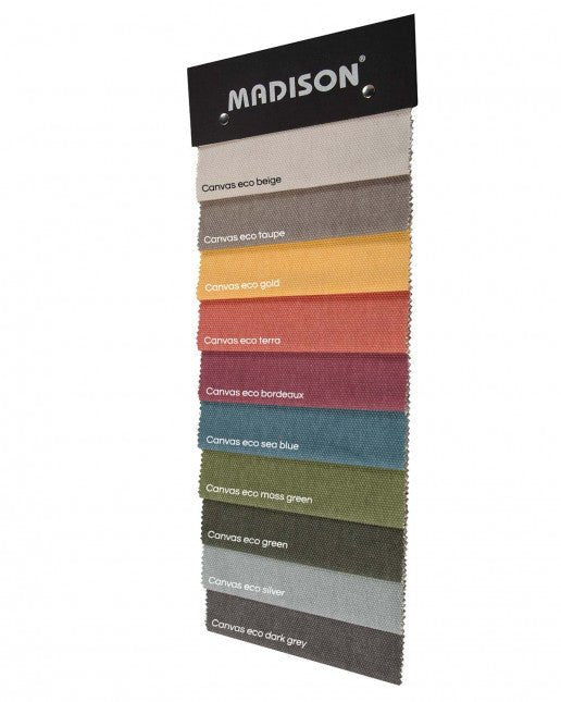 Madison Stacking chair cushion Canvas Eco+ Silver nature outdoor 100% Eco 97x49cm - Acacia Garden Center
