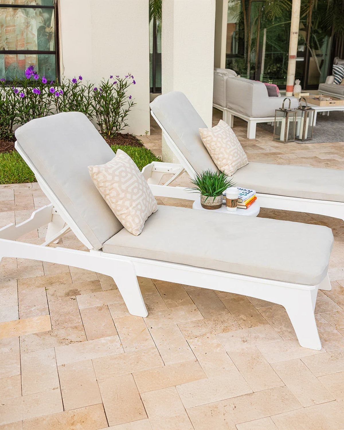 Mainstay Chaise Cushion Grey - Acacia Garden Center
