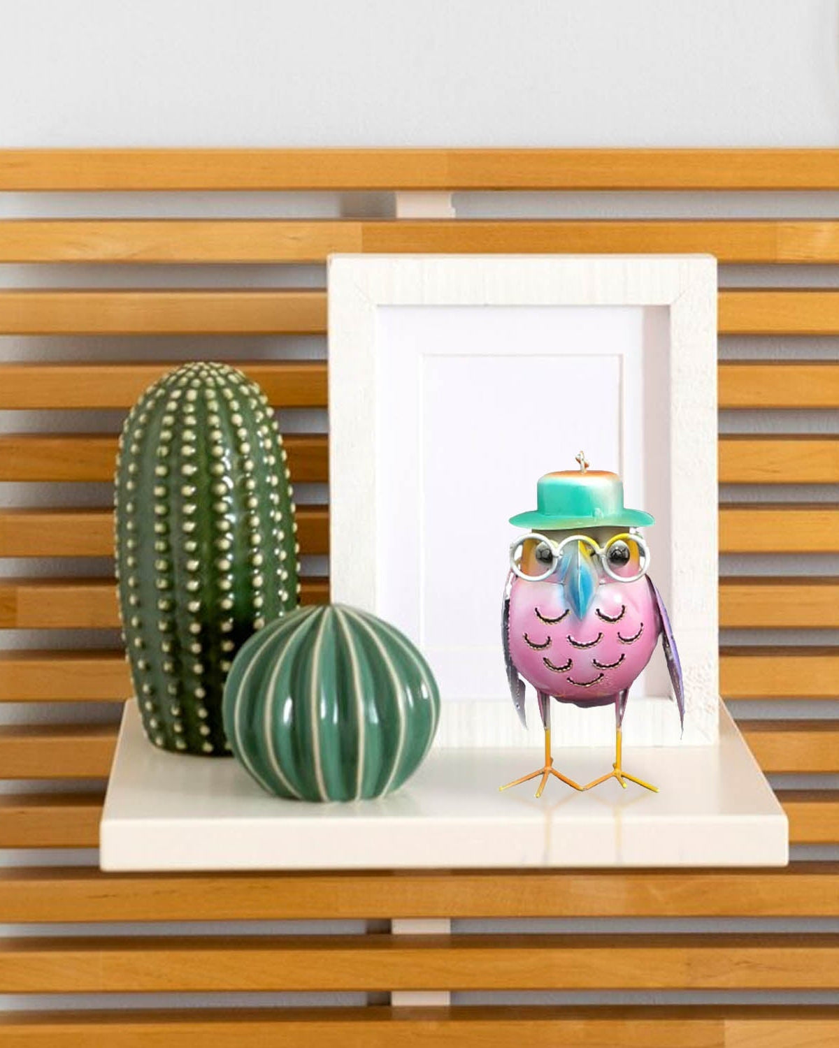 Metal Hanging Owl | Tea Light Candle Holder, 20 cm - Acacia Garden Center