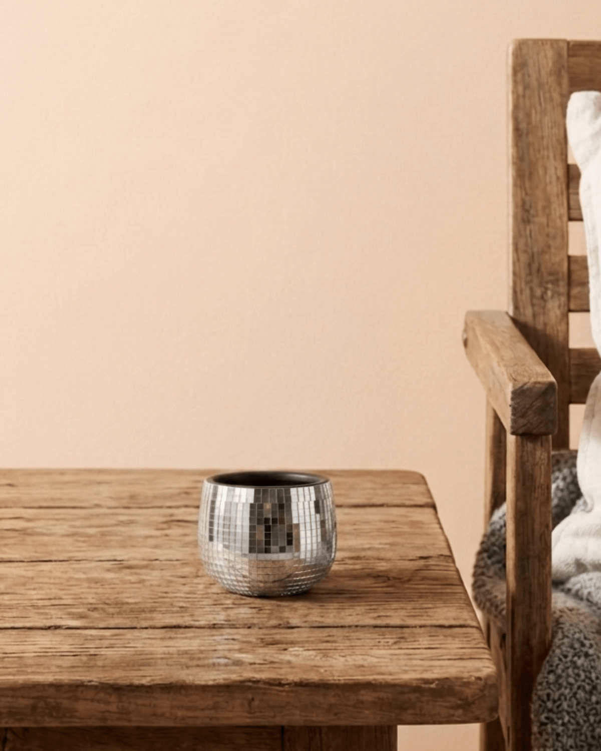 Mirror Finish Ceramic Pot | Small Reflective Planter - Acacia Garden Center