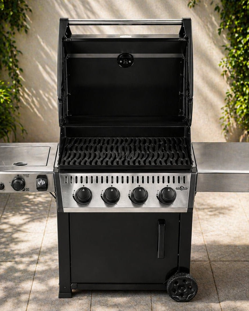 Napoleon Gas BBQ Grill Legend 425 Propane Gas Grill with Range Side Burner - Acacia Garden Center