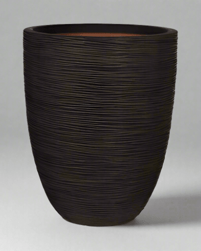 Nature Elegant Low Rib Vase | Multiple Colours - Acacia Garden Center
