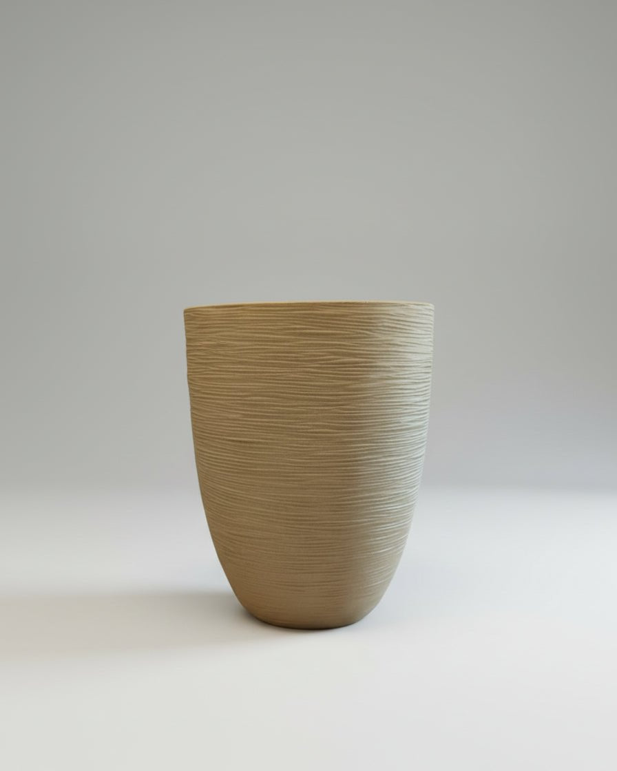 Nature Elegant Low Rib Vase | Multiple Colours - Acacia Garden Center