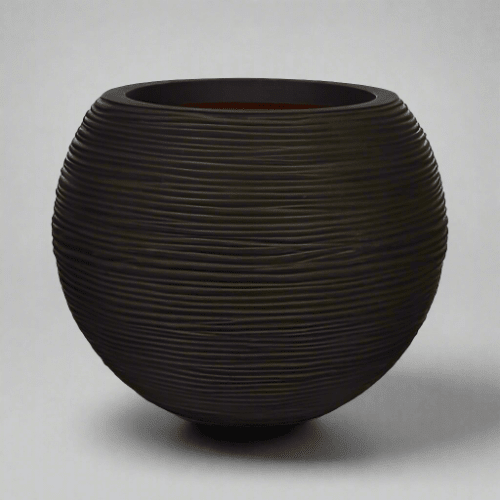 Nature Vase Ball Rib - Acacia Garden Center