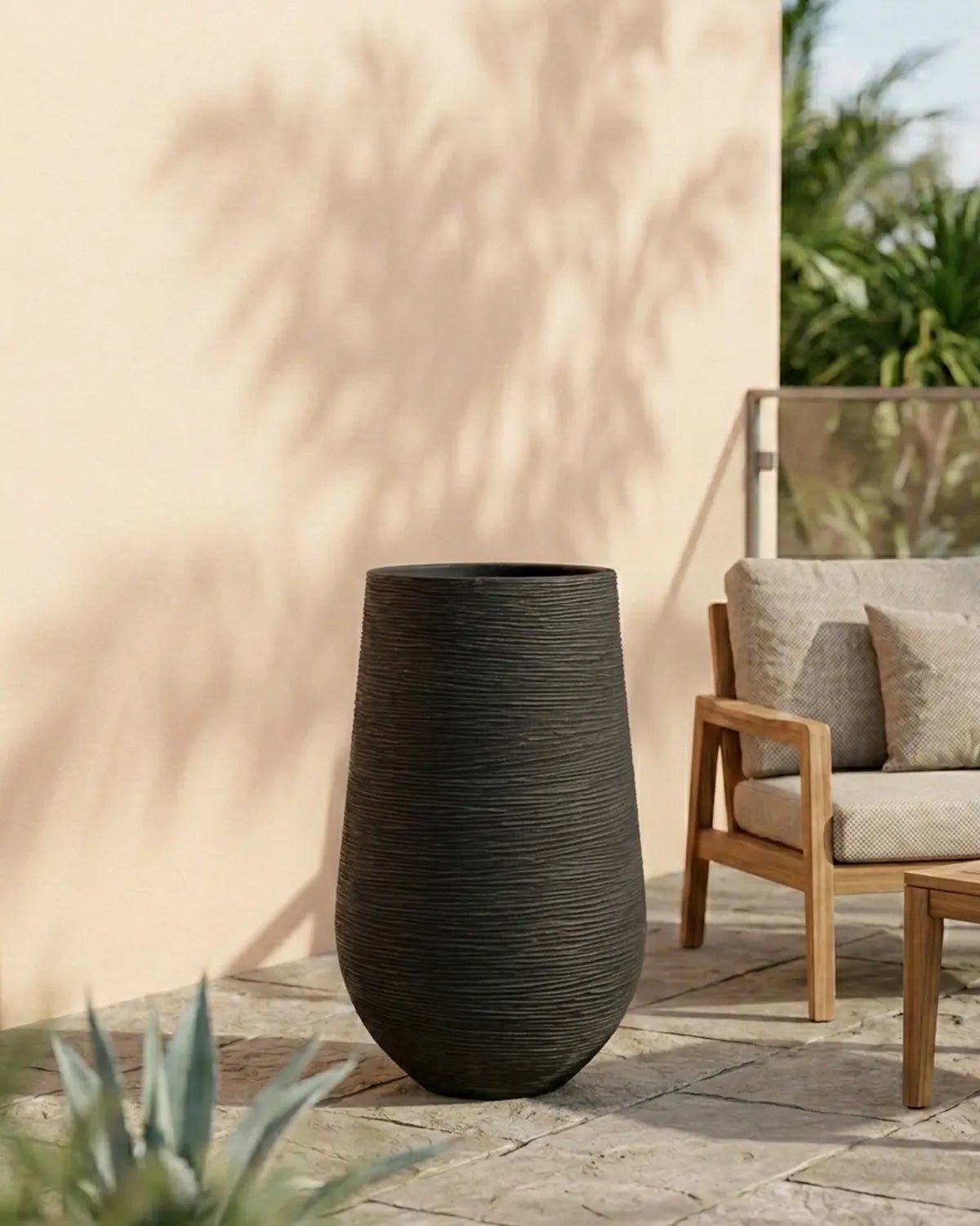 Nature Vase Palm Rib - Acacia Garden Center