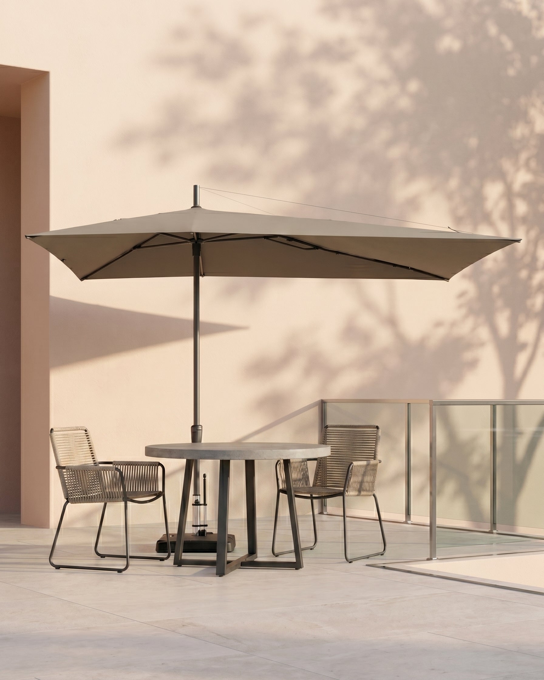 Parasol Asymetric Sideway 360x220 - Acacia Garden Center