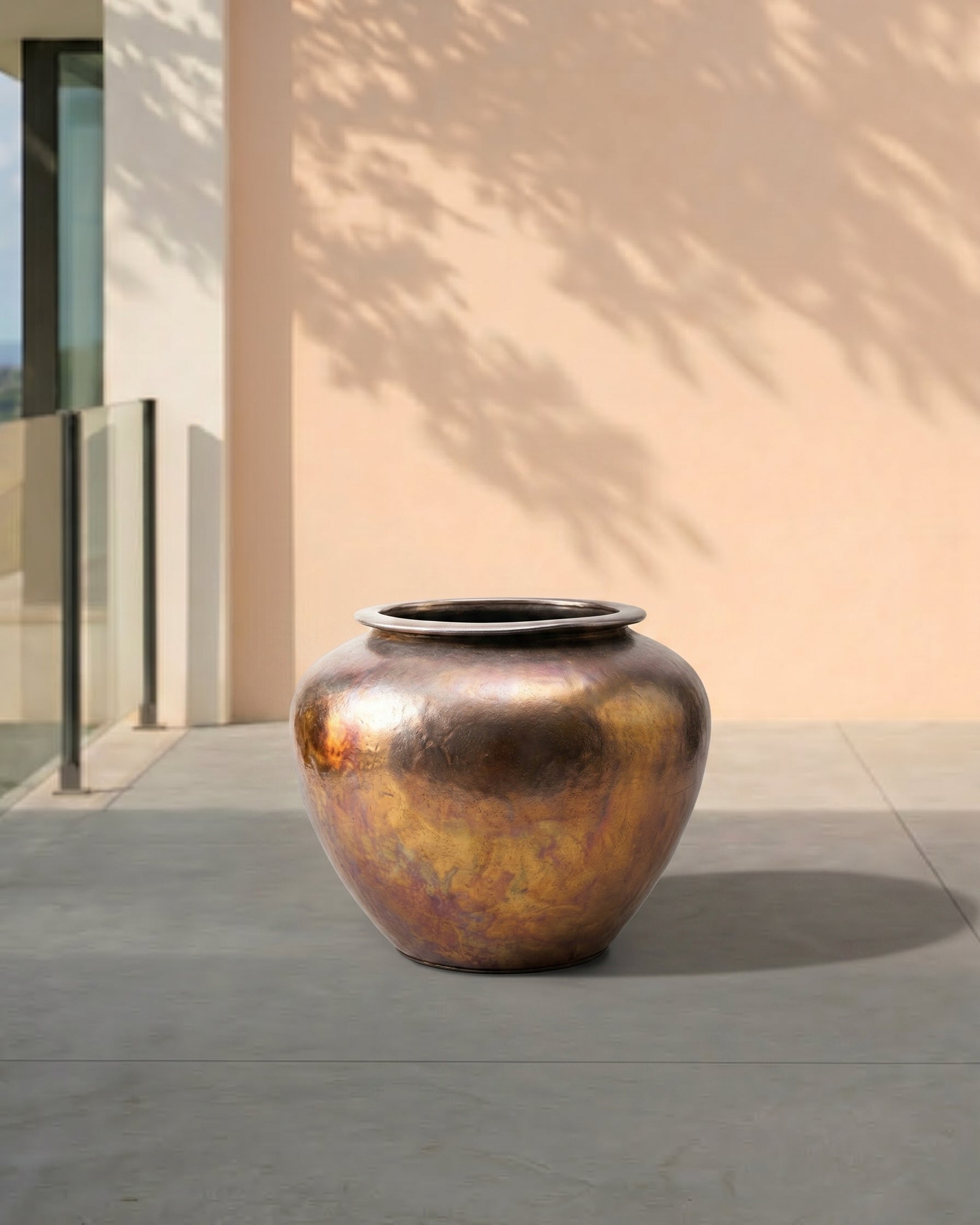 Parlour Pot (Atlantis Ceramics) | Handcrafted, 44 × 38 cm - Acacia Garden Center