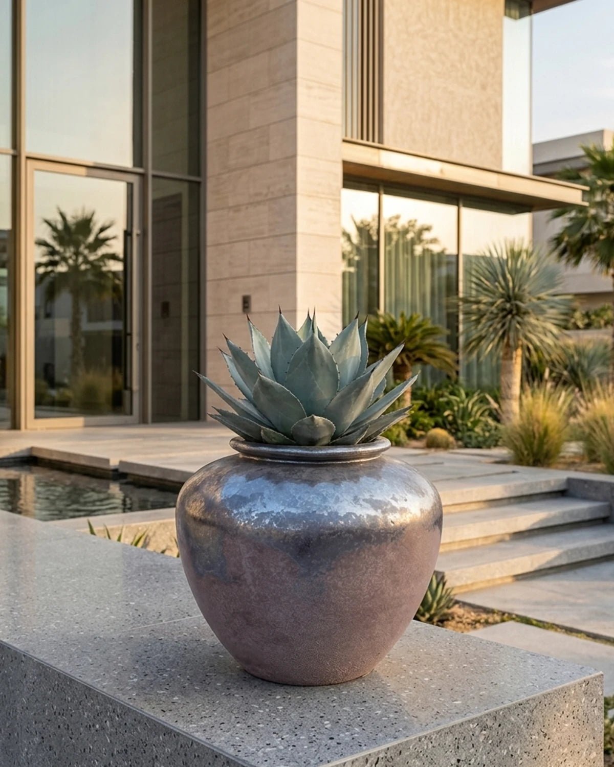 Parlour Pot (Atlantis Ceramics) | Handcrafted, 44 × 38 cm - Acacia Garden Center