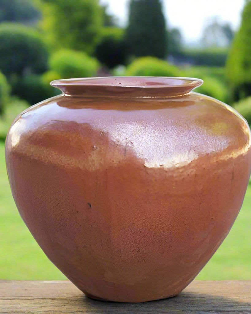 Parlour Pot (Ceramics) | Handcrafted, 38 × 35 cm - Acacia Garden Center