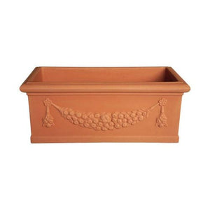 Pasquini & Bini Idra Festooned Flower Box - Acacia Garden Center