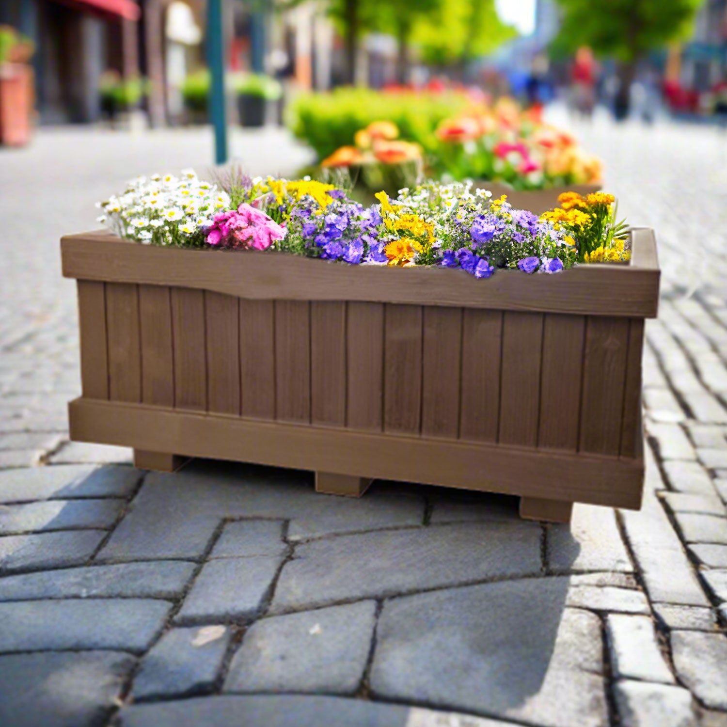 Pasquini & Bini Rectangular Simil Legno - Acacia Garden Center