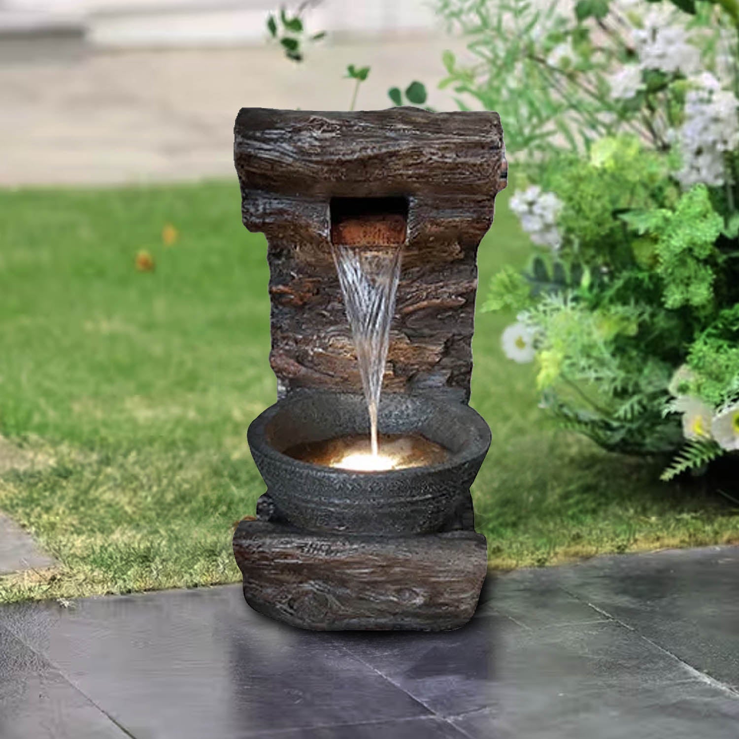 Polyresin Fountain DW208089 27x36x53cm - Acacia Garden Center
