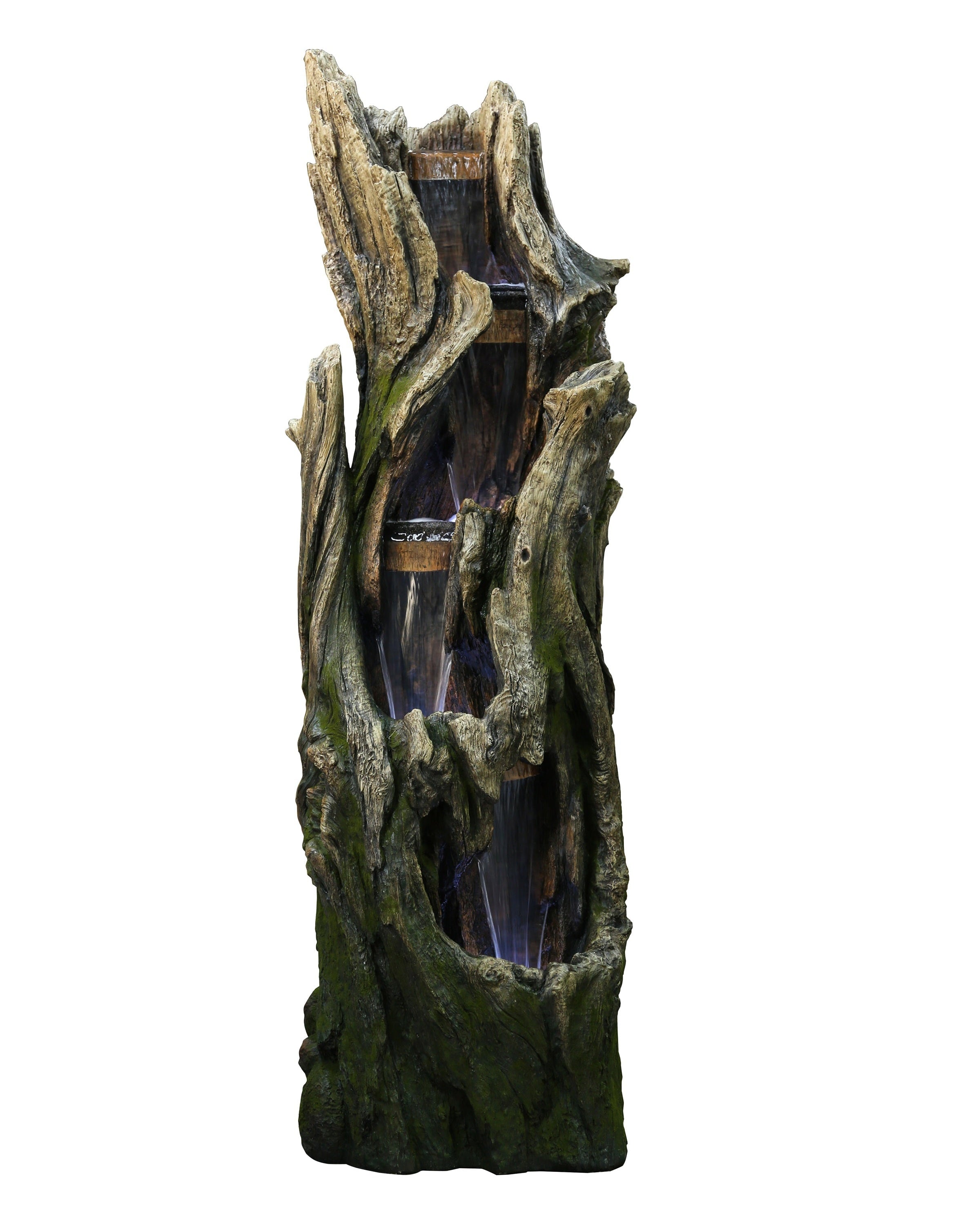 Polyresin Water Fountain (DW197034) | Statement Piece, 65 × 49 × 200 cm - Acacia Garden Center