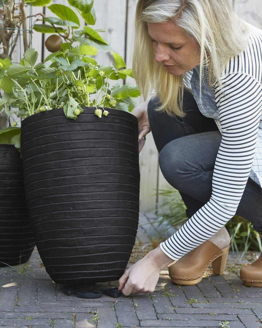 Pot Pads Outdoor | Black, Protective Base - Acacia Garden Center