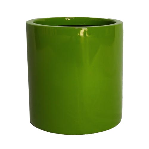Fiberglass Pot HP1118 Shiny Green