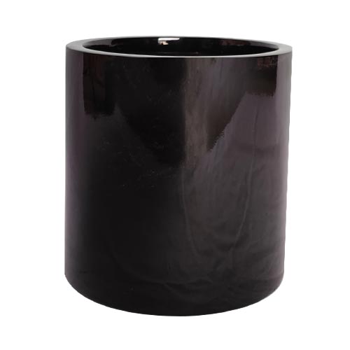 Fiberglass Pot HP1118 Shiny Black