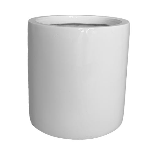 Fiberglass Pot HP1118 Shiny White