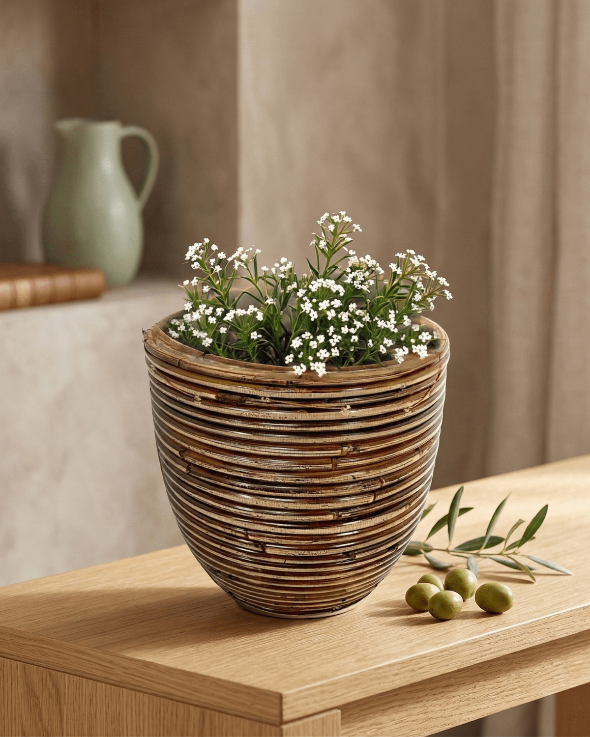 Round Balloon Pot (304564) | Bronze, D15 × 14 cm - Acacia Garden Center