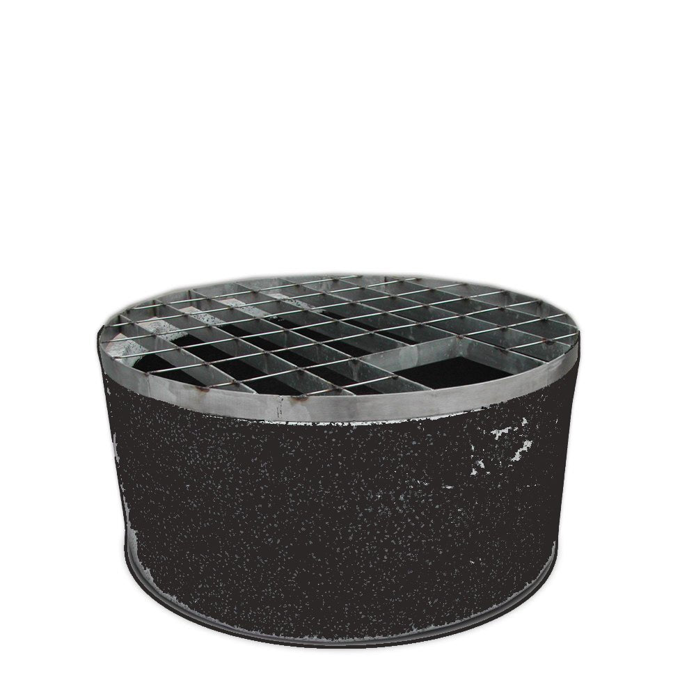 Round Terrazzo Pond Base 96CM, 7290BL, 96X18CM - Acacia Garden Center