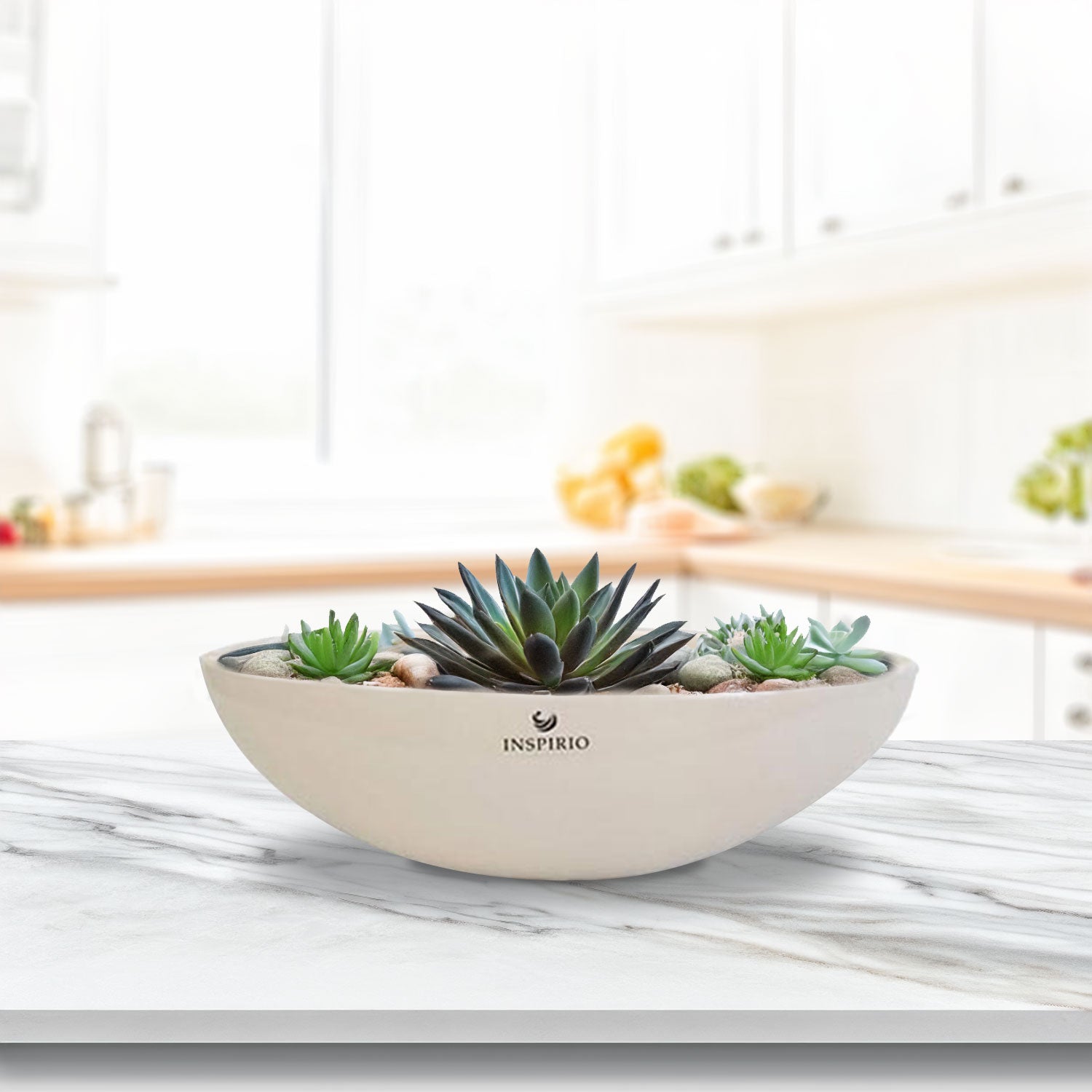 Schale Elegancia Inspiro Creme - 25Cm - Acacia Garden Center