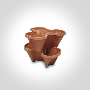 Stackable Flowerpot KD3321 30x16cm, Terracotta Color - Acacia Garden Center