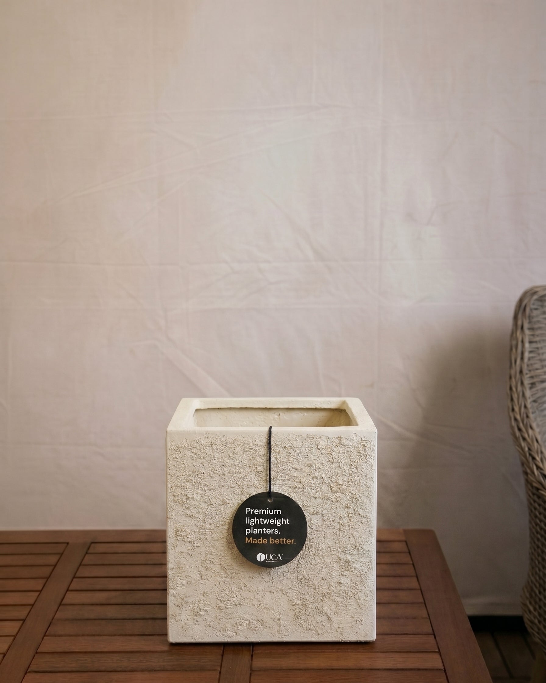 Struttura Cube | Square Planter, Dia. 20–60 cm - Acacia Garden Center