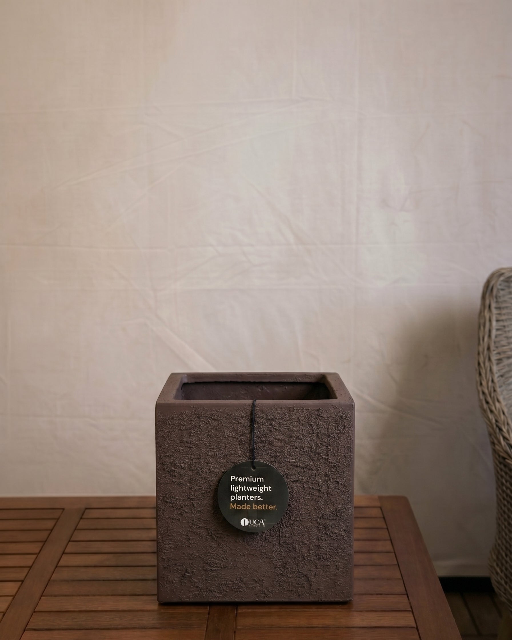 Struttura Cube | Square Planter, Dia. 20–60 cm - Acacia Garden Center