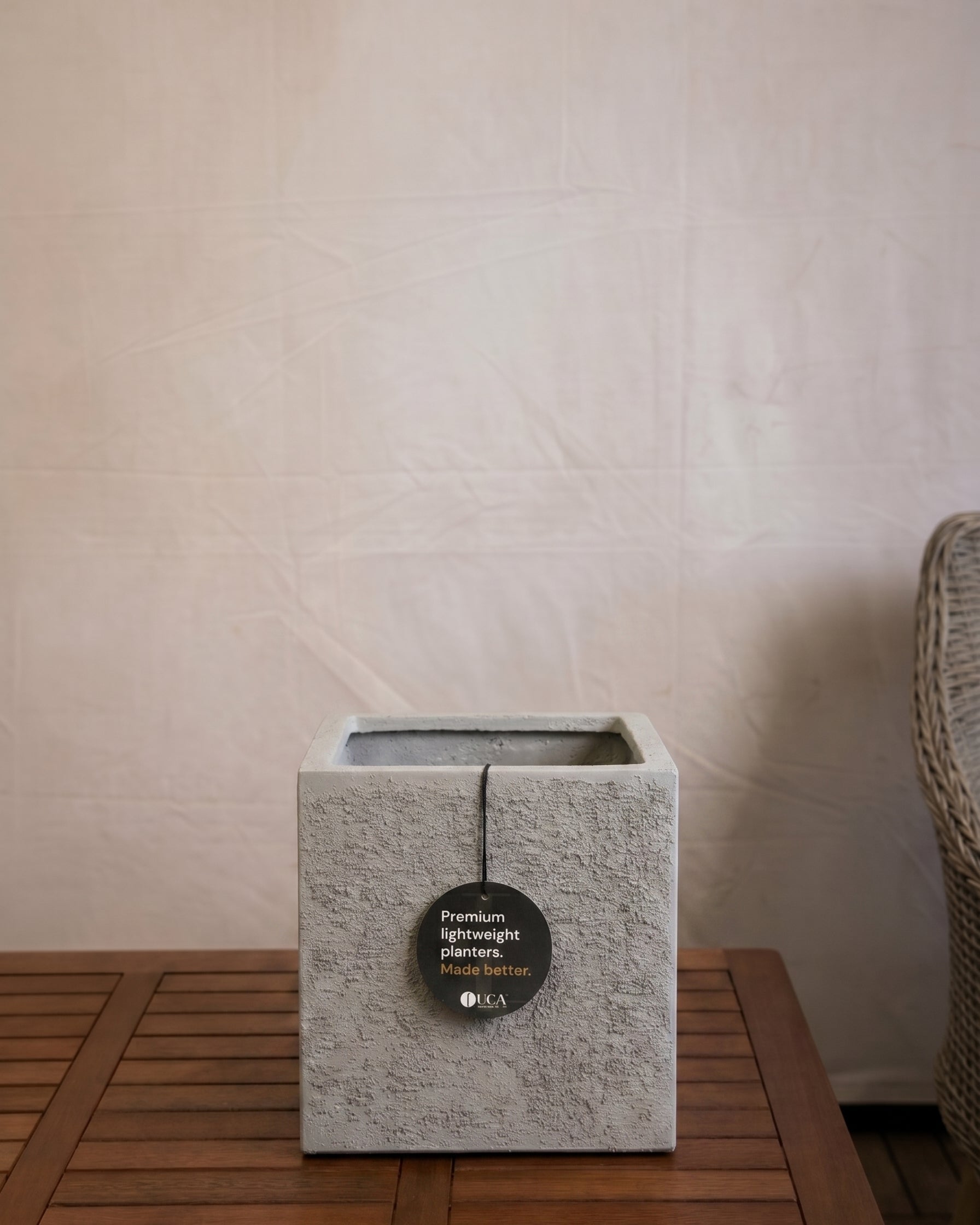 Struttura Cube | Square Planter, Dia. 20–60 cm - Acacia Garden Center