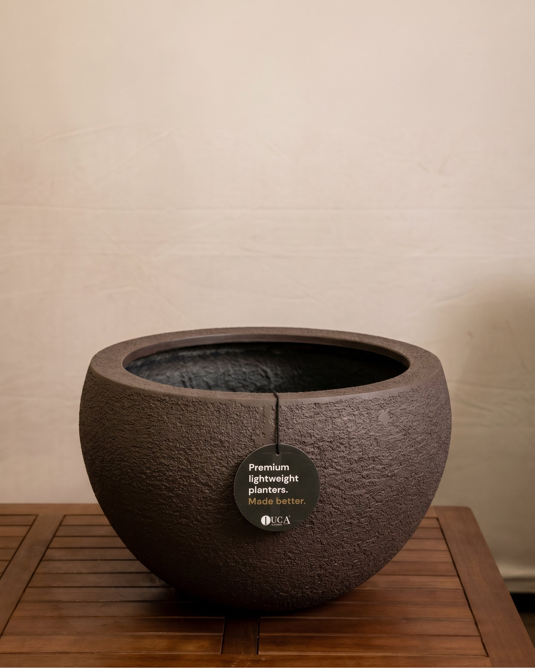 Struttura Elena Bowl | Sculptural Wide Bowl, Dia. 50–120 cm - Acacia Garden Center