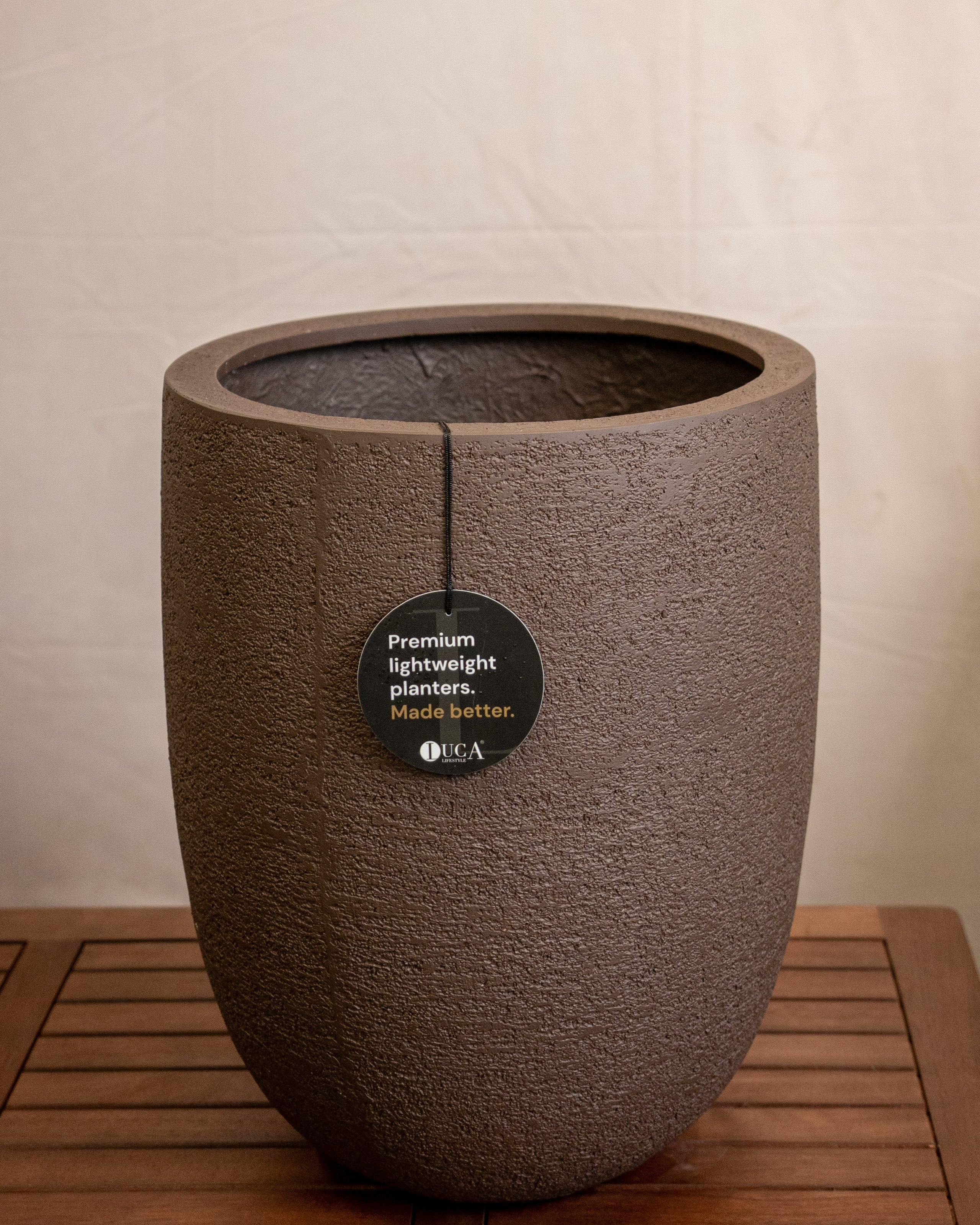 Struttura Tall Egg Pot | Elongated Egg Shape, 30–88 cm - Acacia Garden Center