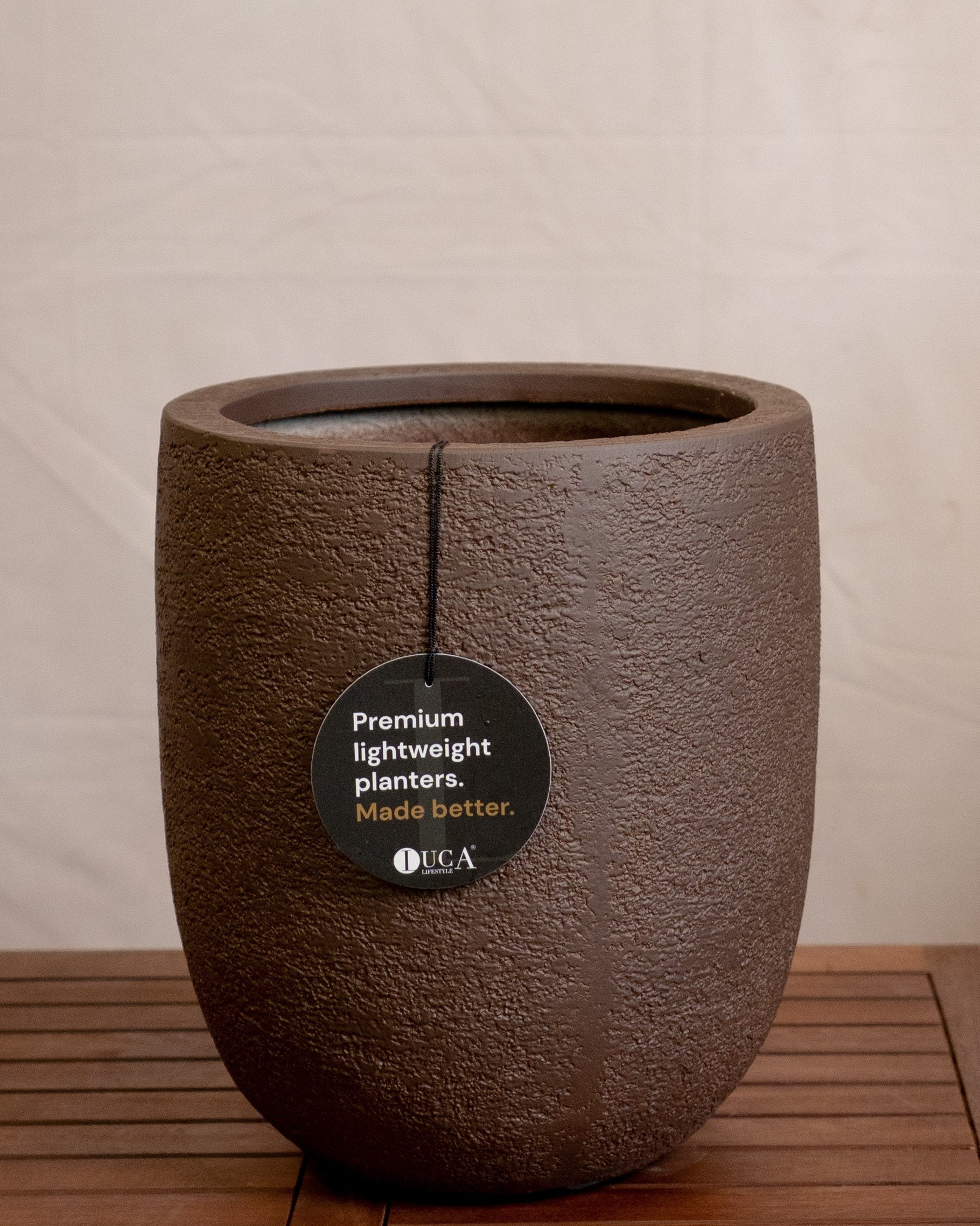 Struttura Tall Egg Pot | Elongated Egg Shape, 30–88 cm - Acacia Garden Center