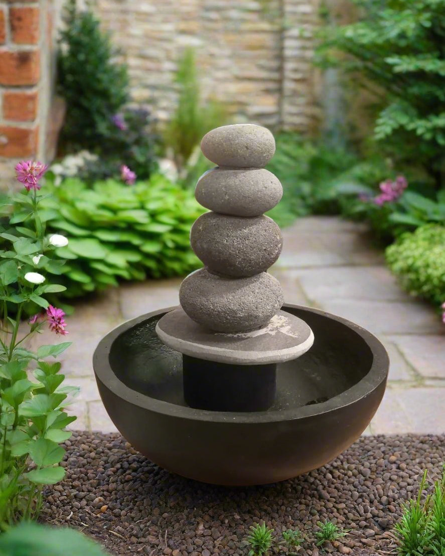 Tabletop Water Fountain (SF32) | Indoor Desk Feature, 30 × 30 cm - Acacia Garden Center