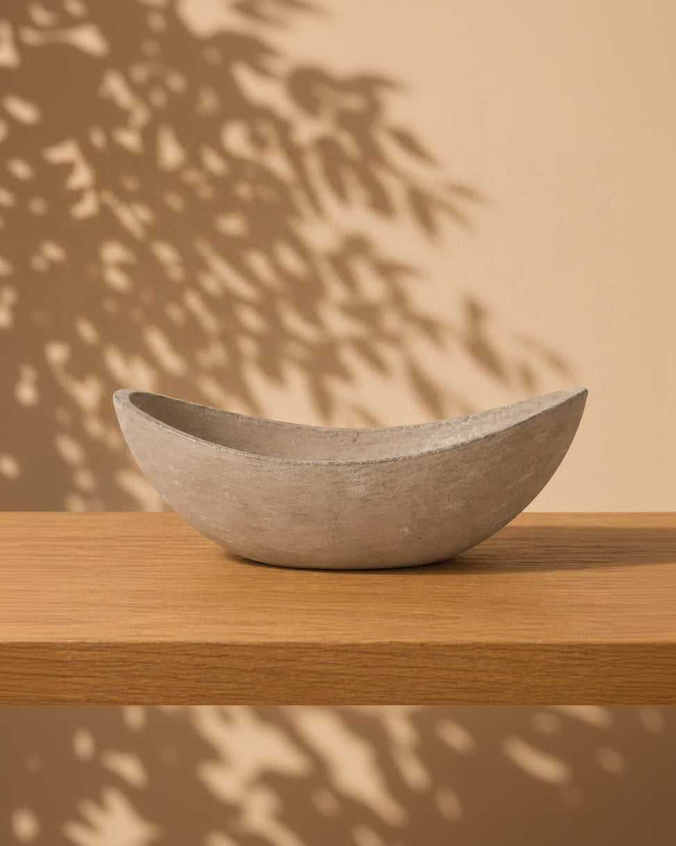 Terracotta Boat Pot (Degrea) | Antique Elongated Planter, 40 cm - Acacia Garden Center
