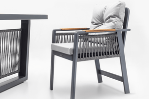 Terrazi Artemis Plus Dining Set - Acacia Garden Center