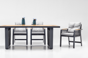 Terrazi Artemis Plus Dining Set - Acacia Garden Center