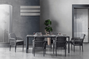 Terrazi Aston Dining Set Anthracite - Acacia Garden Center
