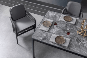 Terrazi Aston Dining Set Anthracite - Acacia Garden Center