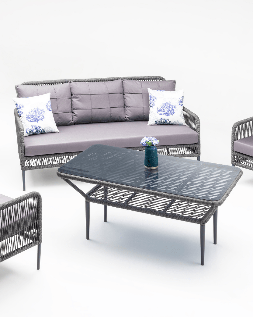 Terrazi Aston Seating Group Anthracite - Acacia Garden Center