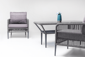 Terrazi Aston Seating Group Anthracite - Acacia Garden Center