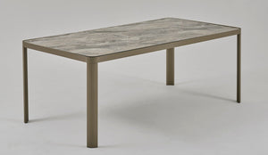 Terrazi Garden Concept Argos Dining Set with Chairs & HPL Compact Table - Taupe - Acacia Garden Center