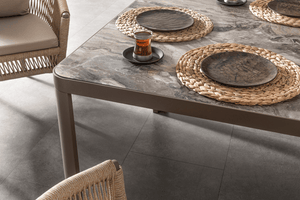 Terrazi Mitra Dining Set Cappucino - Acacia Garden Center