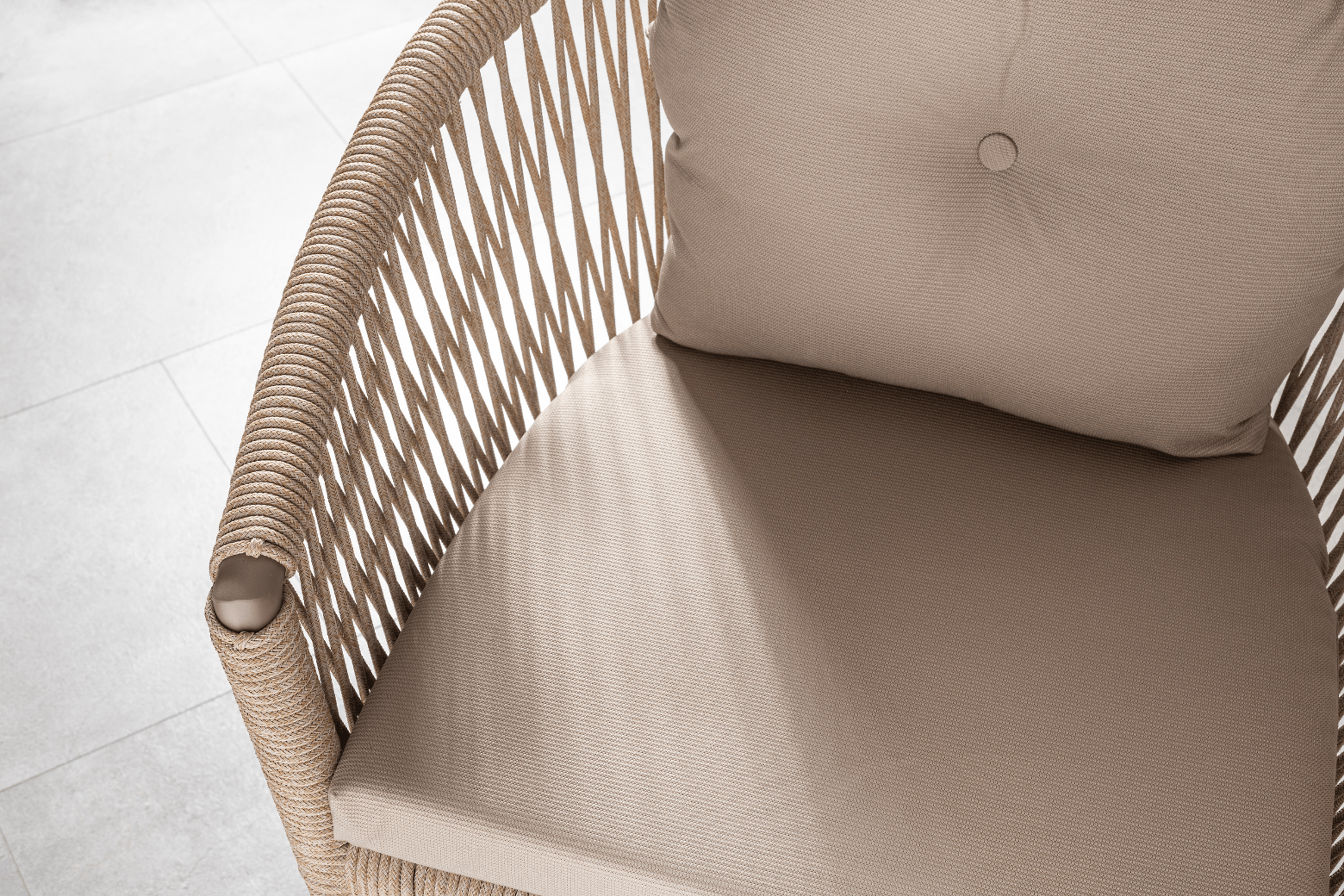 Terrazi Mitra Dining Set Cappucino - Acacia Garden Center