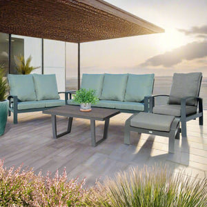 Tierra Outdoor Valencia Lounge Set - Acacia Garden Center