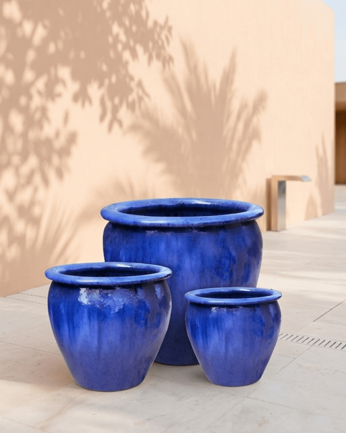 Tree Planter (Atlantis) | Hand - Glazed Ceramic, Dia. 35–67 cm - Acacia Garden Center