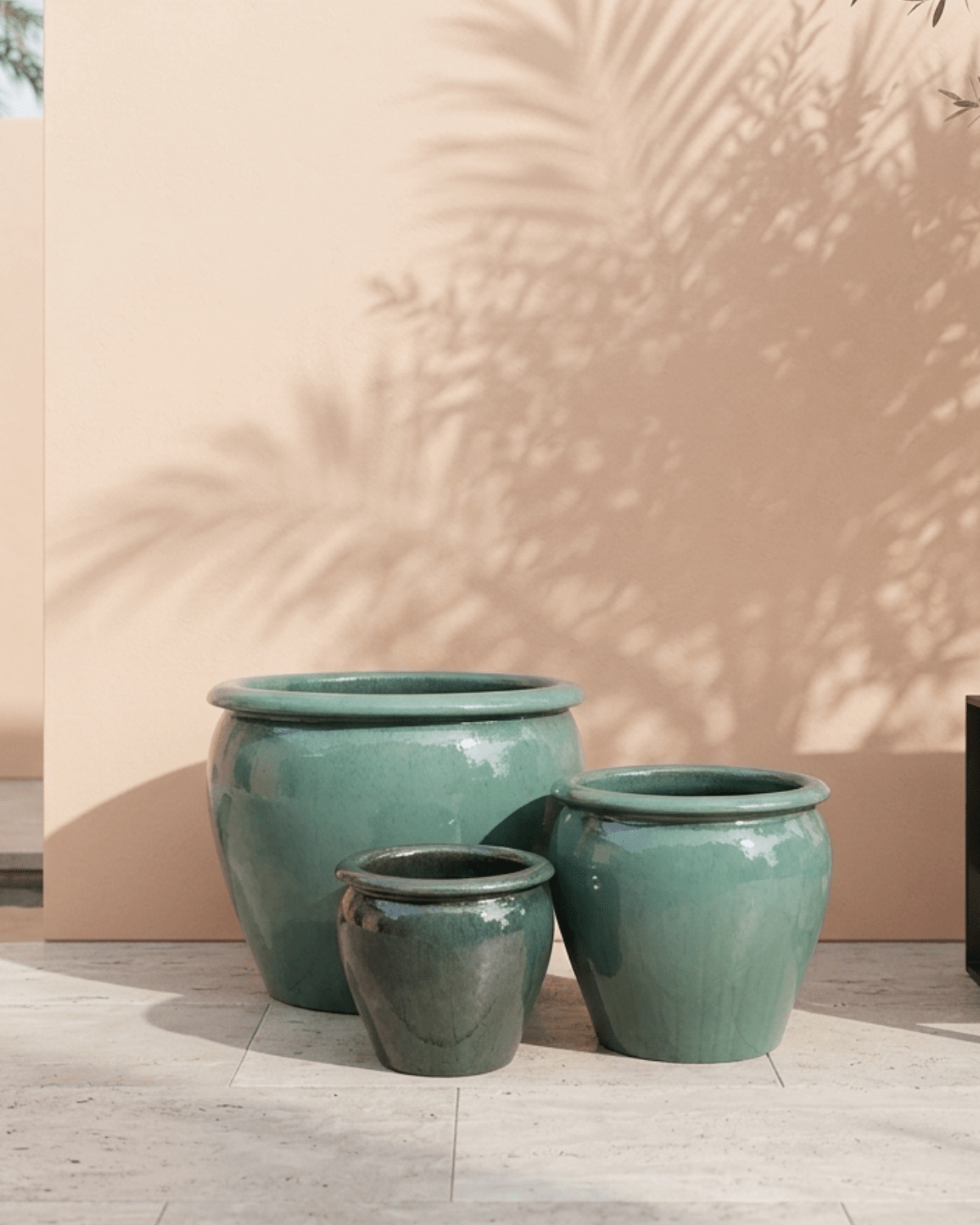 Tree Planter (Atlantis) | Hand - Glazed Ceramic, Dia. 35–67 cm - Acacia Garden Center