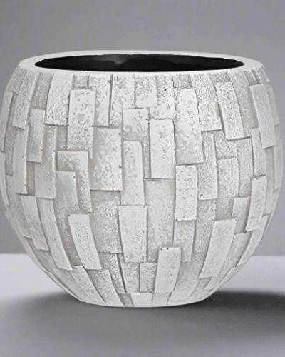 Vase Ball Ii Stone - Bstz/Bsti 109 - Acacia Garden Center