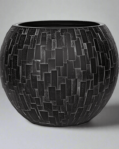 Vase Ball Ii Stone - Bstz/Bsti 109 - Acacia Garden Center
