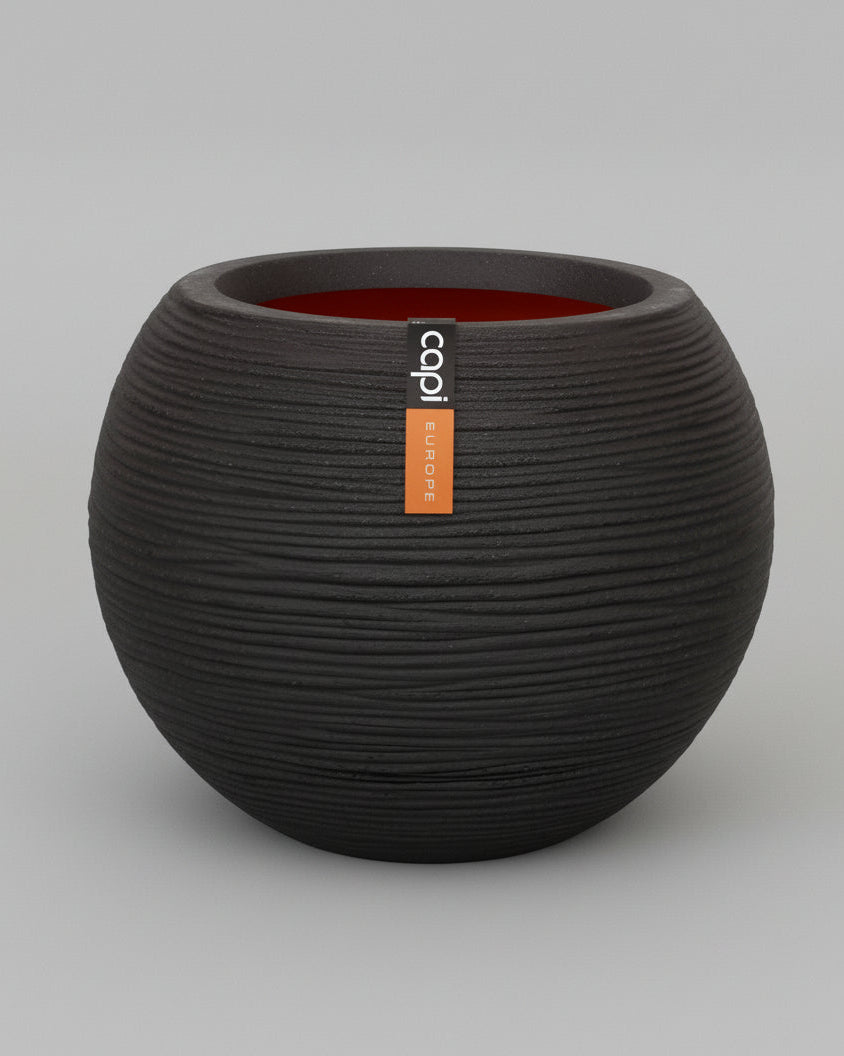 Vase Ball Rib - Acacia Garden Center