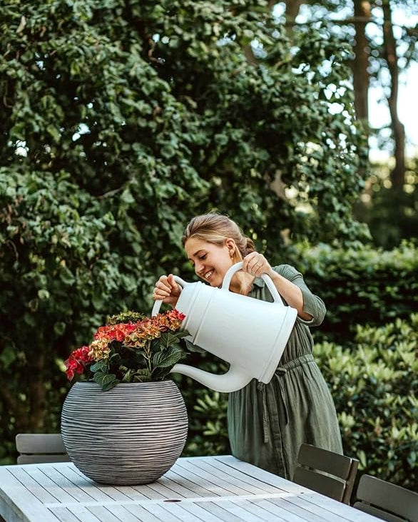 Vase Ball Rib - Acacia Garden Center